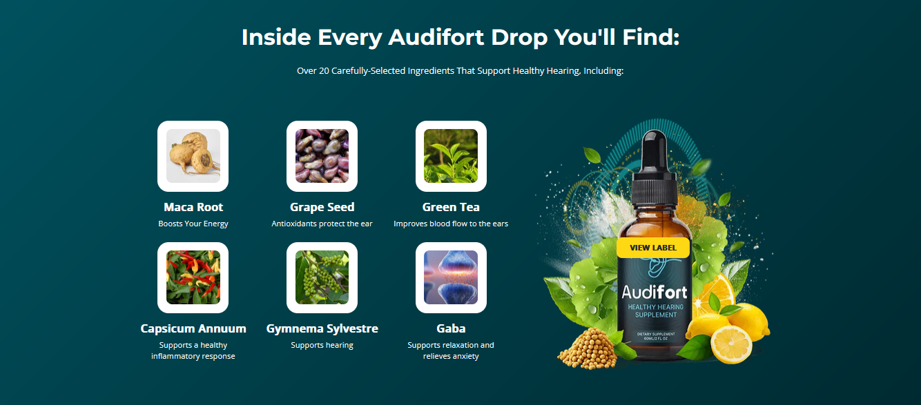 AudiFort Ingredients